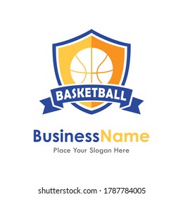 Mapa del equipo de baloncesto o imagen del logotipo vectorial minimalista de marca. Adecuado para negocios, web, deporte, salud, torneo y arte