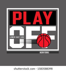 Basket ball typography, tee shirt graphics, vectors