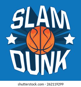 Basket ball typography, t-shirt graphics, vectors