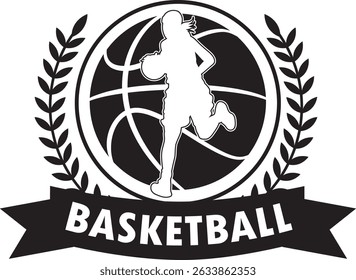Basket ball vector, Clipart, Silhouette, Vector, icons, illustration, design