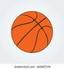 basket ball vector icon