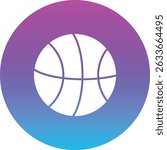 Basket Ball vector icon. Can be used for printing, mobile and web applications.