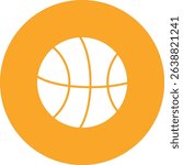 Basket Ball vector icon. Can be used for printing, mobile and web applications.