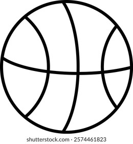 Basket Ball vector icon. Can be used for printing, mobile and web applications.