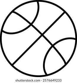 Basket Ball vector icon. Can be used for printing, mobile and web applications.