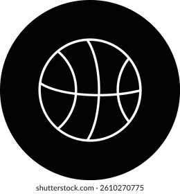 Basket Ball vector icon. Can be used for printing, mobile and web applications.