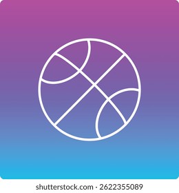 Basket Ball vector icon. Can be used for printing, mobile and web applications.