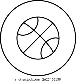 Basket Ball vector icon. Can be used for printing, mobile and web applications.