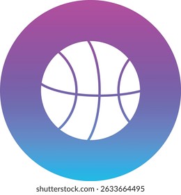 Basket Ball vector icon. Can be used for printing, mobile and web applications.