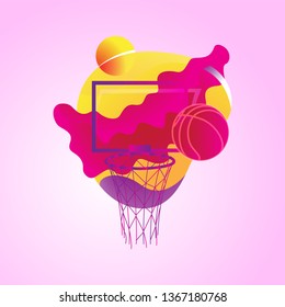 Basket Ball Vector Illustration