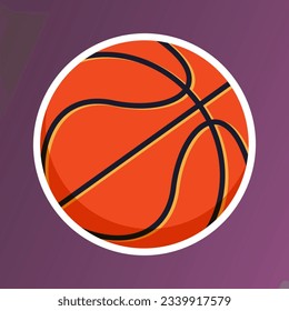 A basket ball vector illustration 