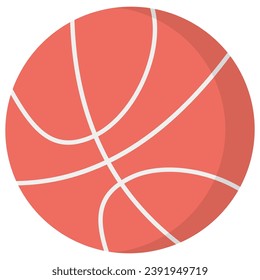 Basket ball vector isolated with white background