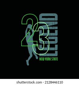 Basket balll,Brooklyn,Legend graphic t-shirt design, ball print, vector illustration.
