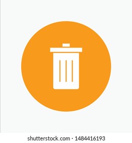 Basket, Been, Delete, Garbage, Trash. Vector Icon Template background