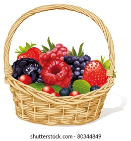 basket with berries