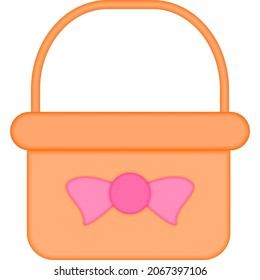 Icono de color del arco de la cesta. Elementos simples de los vectores de color de las festividades religiosas para ui y ux, sitio web o aplicación móvil sobre fondo blanco