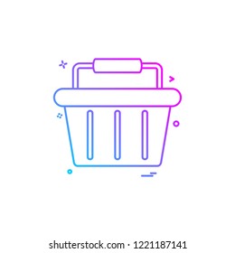 basket buy cart shop shopping shopping basket shopping cart icon vector desige