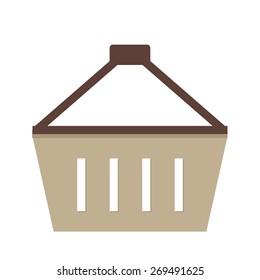 Basket, carry, hand, cart icon vector image. Can also be used for eCommerce, shopping, business. Suitable for web apps, mobile apps and print media.