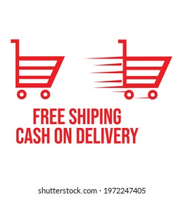 Basket Cart Checkout Shopping Cart Online Shop Vector Illustration