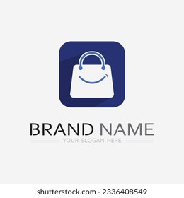 icono de cesta y carrito y logotipo diseño vectorial ilustración de la compra