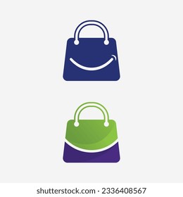 basket and cart icon and logo vector design shopping illustration