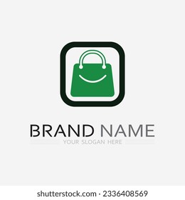 icono de cesta y carrito y logotipo diseño vectorial ilustración de la compra