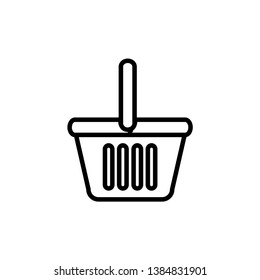 basket case illustration icon design template