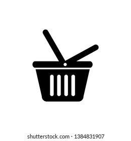 basket case illustration icon design template