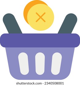  estilo de diseño de iconos planos de cierre de cuna