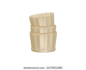 cesta de café filtro ícone 3d ilustração renderizar