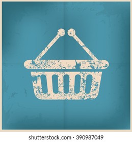 
Basket design on old background,grunge vector