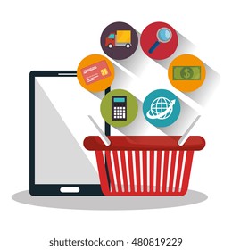 basket e-commerce shop online design