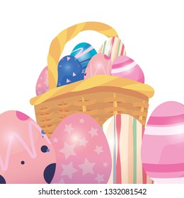 basket egg easter