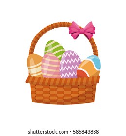 Basket Egg Easter Celebration