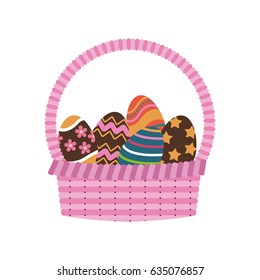 basket egg easter celebration ornament