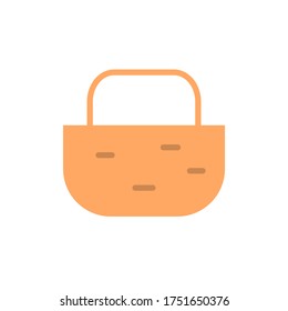 Basket, farm icon. Simple color vector elements of agriculture icons for ui and ux, website or mobile application