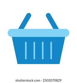 Basket Flat Icon Design For Personal nad Commercial Use