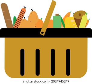 basket food vegetables fruits eat