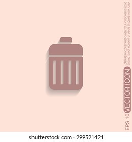 basket garbage, recycling