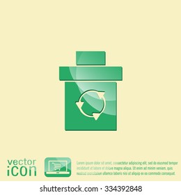 basket garbage, recycling