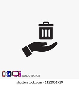 basket in hand icon