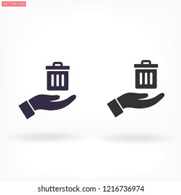 basket in hand icon