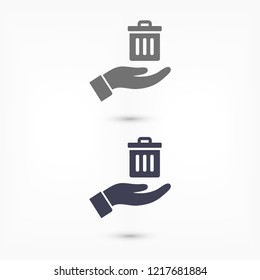 basket in hand icon