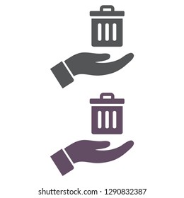 basket in hand icon