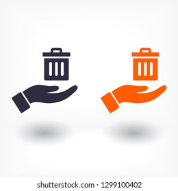 basket in hand icon