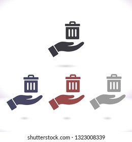 basket in hand icon