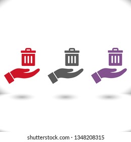 basket in hand icon