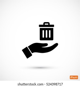 basket in hand icon