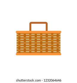 basket icon design Christmas background or Christmas elements isolate on white background vector illustration
