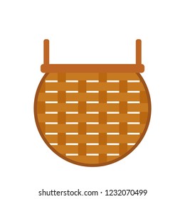 basket icon design Christmas background or Christmas elements isolate on white background vector illustration
